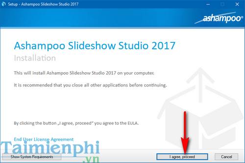 ban quyen mien phi ashampoo slideshow studio 2017
