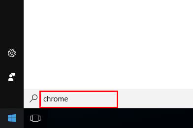 go google chrome tren windows 10