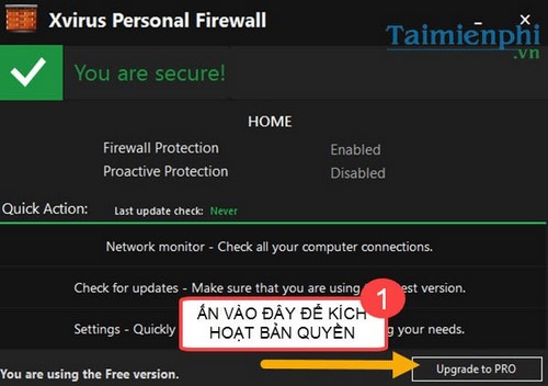 giveawaway xvirus personal firewall pro mien phi