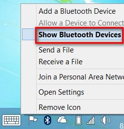 Bật, tắt Bluetooth trên Windows 8.1 1