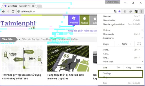 bat tat javascript tren chrome