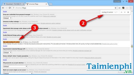 Bật, tắt tính năng tắt âm thanh tab trên Chrome