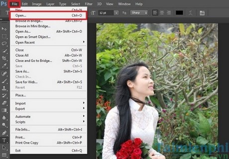 Photoshop - Blend ảnh với gam màu Blue