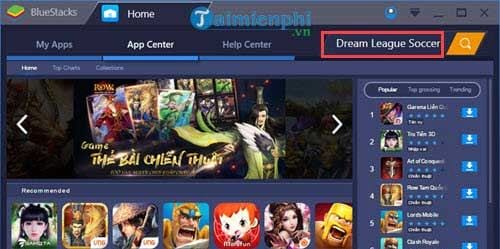cach cai dream league soccer tren pc game da bong 2