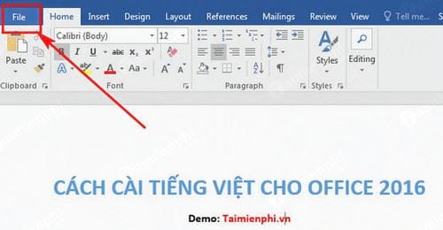 cach cai tieng viet cho office 2016 2