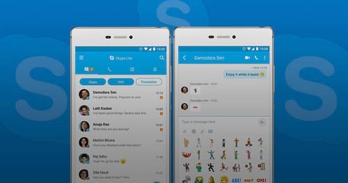 Cách cài và sử dụng Skype Lite trên điện thoại Android, Samsung, HTC, Oppo