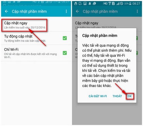 cap nhat android