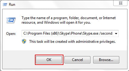 Cách chat nhiều nick Skype, mở 2 tài khoản skype cùng lúc trên PC