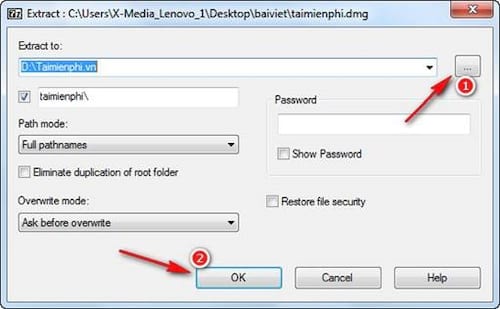 Cách chạy file DMG trên Windows, mở, xem file DMG trên máy tính