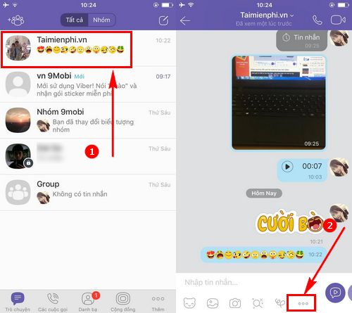 cach chia se so dien thoai dia diem tren viber 2
