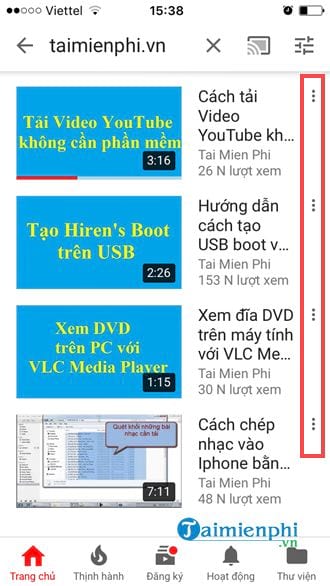 cach chia se video youtube qua tin nhan tren dien thoai 2