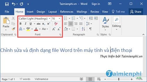 Cách chỉnh sửa word và định dạng file trên máy tính, điện thoại