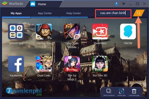 how to play classic games on bluestacks 2