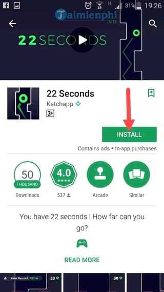 Cách chơi game 22 Seconds đang HOT trên điện thoại
