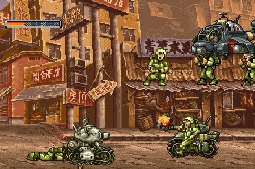 cach choi metal slug rampage game rambo lun 2