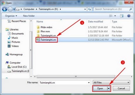 Cách chuyển file XLSX sang XLS để mở trên Excel 2003