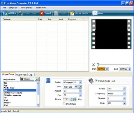 chuyển đổi video bằng Free Video Converter chuyen doi video bang Free Video Converter