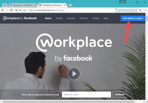 Cách đăng ký Facebook Workplace, tạo tài khoản
