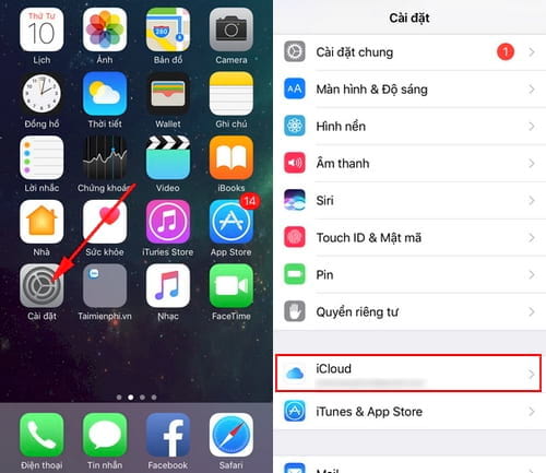 cach dang nhap icloud 2