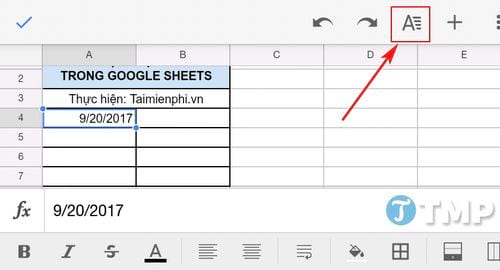 Cách định dạng ngày trong Google Sheets, Format Dates