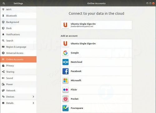 cach ket noi tai khoan google voi ubuntu 18 04 2