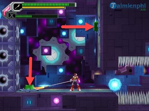 how to lay out in the game megaman x8 2