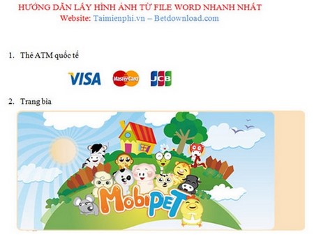 Cách lấy hình ảnh từ file Word nhanh nhất