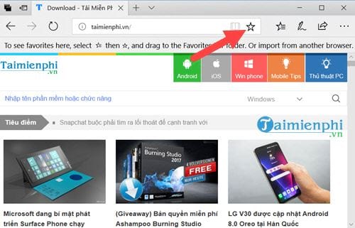 how to pin favorite page on microsoft edge 2