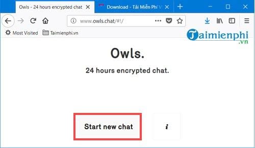 Cách sử dụng chat Owls tự hủy sau 24 giờ