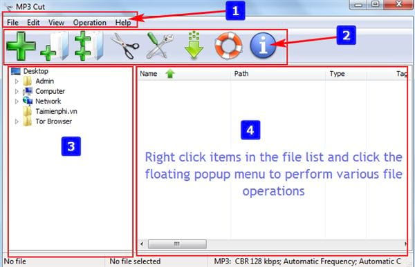 Cách sử dụng MP3 Cut để cắt nhạc