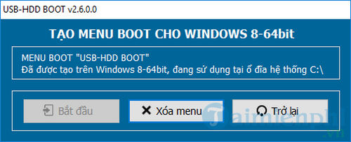 Cách sử dụng Usb HDD boot
