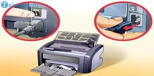 Sửa lỗi tràn mực máy in, tràn mực thải ra ngoài