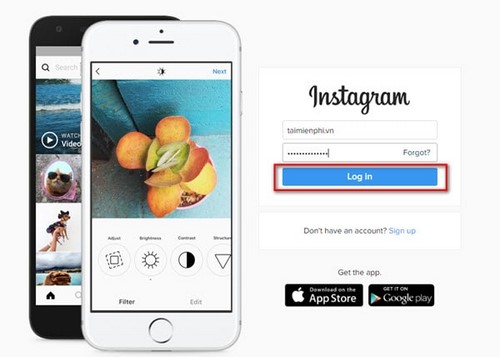 cach tai anh instagram