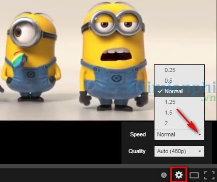Cách tăng tốc độ phát Video Youtube