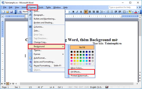 cach tao hinh nen trong word them background mo 2