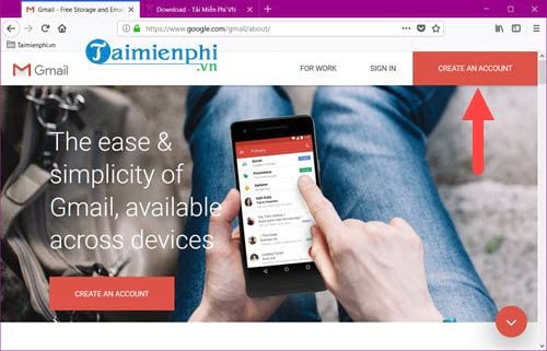 cach tao tai khoan gmail google giao dien moi 2018 2
