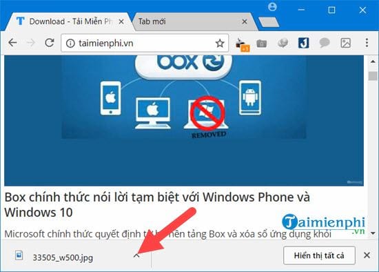 Cách tắt tự động mở ảnh khi tải về trên Google Chrome