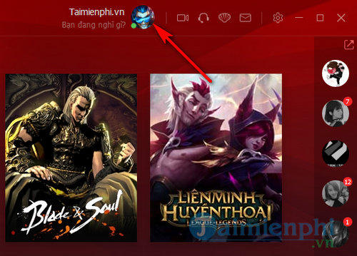 cach thay anh dai dien tai khoan garena