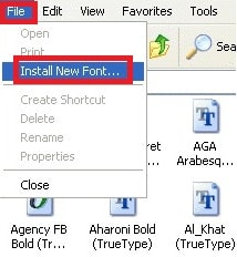 Thêm Font chữ vào Word them font chu vao word