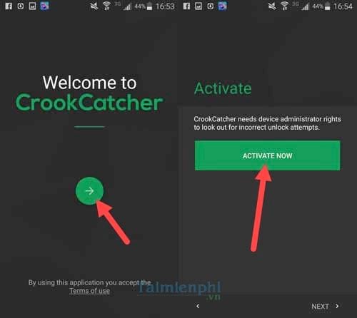 Cách tìm kiếm điện thoại bị mất bằng CrookCatcher