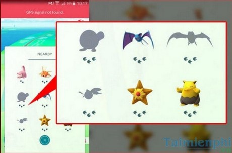 cach tim pokemon theo dau chan