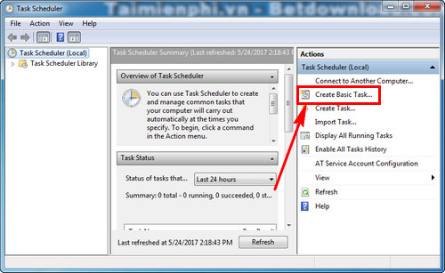 Cách tự động nén file Backup cho thư mục trên Windows