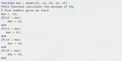 Cách viết hàm trong MATLAB