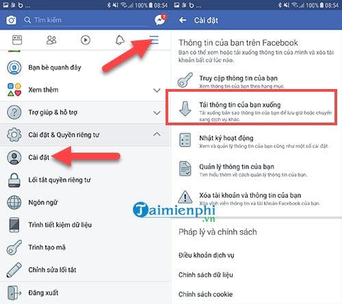 cach xem tin nhan messenger da xoa tren ung dung dien thoai 2