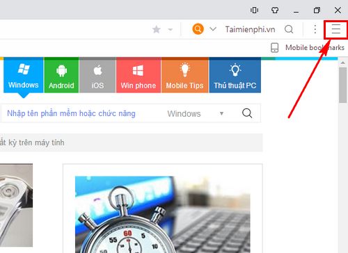 Cách xóa lịch sử web, cookie trên UC Browser