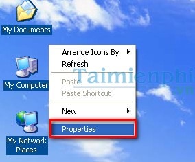 Cách xóa nền xanh cho icon đặt ngoài Desktop