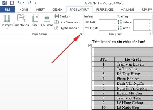 Cách xoay bảng trong Word, xoay ngang, dọc