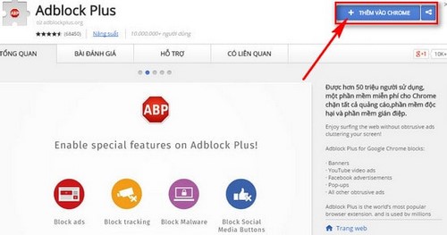 cai dat adblock cho google chrome 