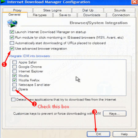 Cài đặt IDM trên trình duyệt Opera