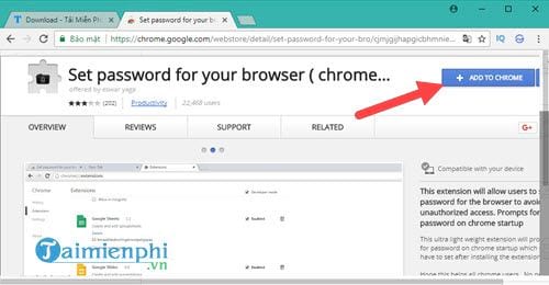 cai dat mat khau cho google chrome 2